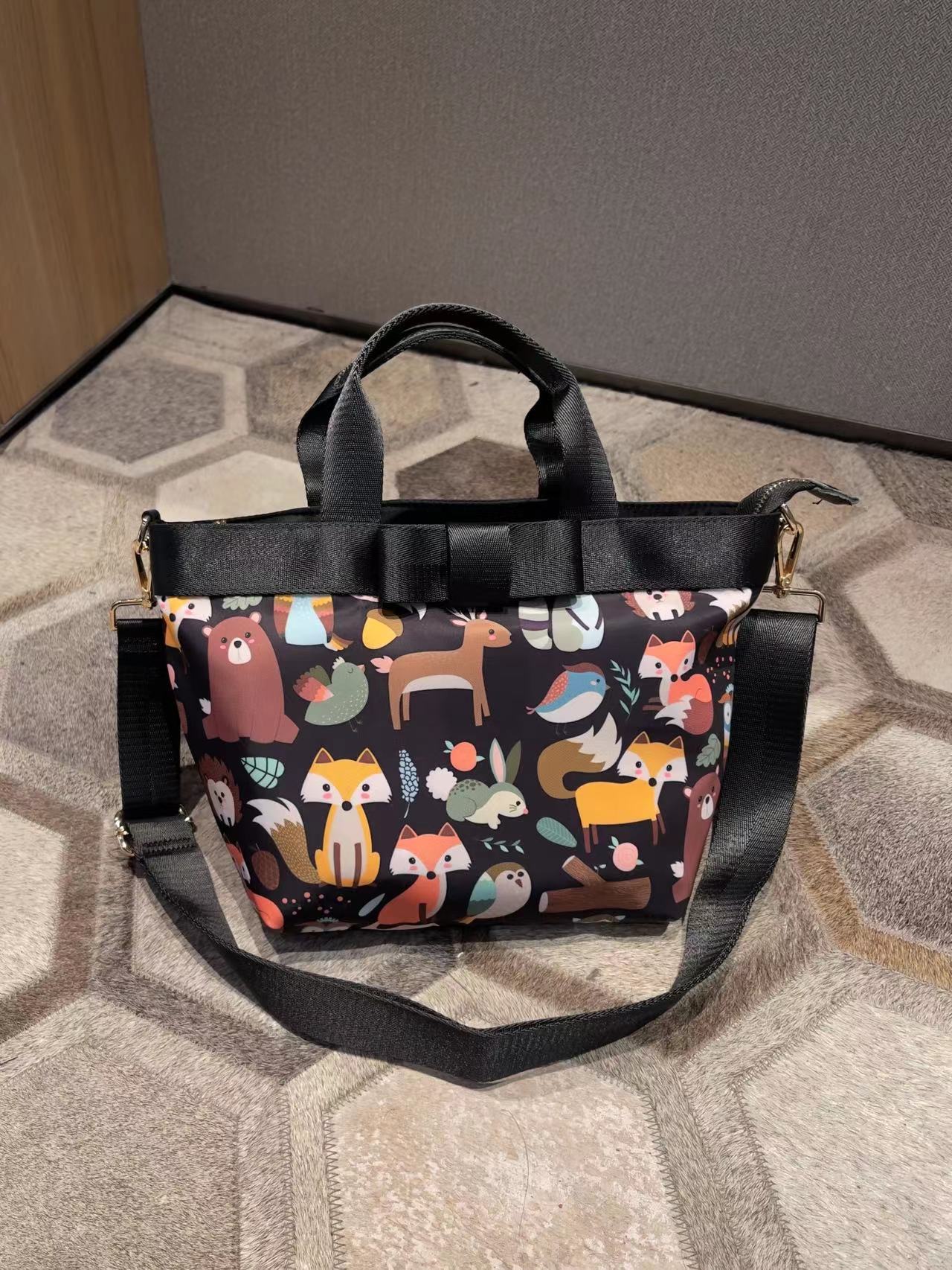 Medium Dumpling Simple Rhombus Oxford Nylon Bags