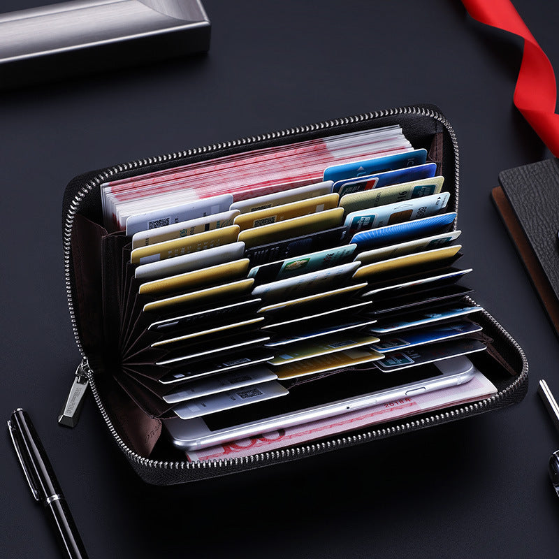 Men's Emperor Paul Real Leather Long Multiple Men's Wallets
