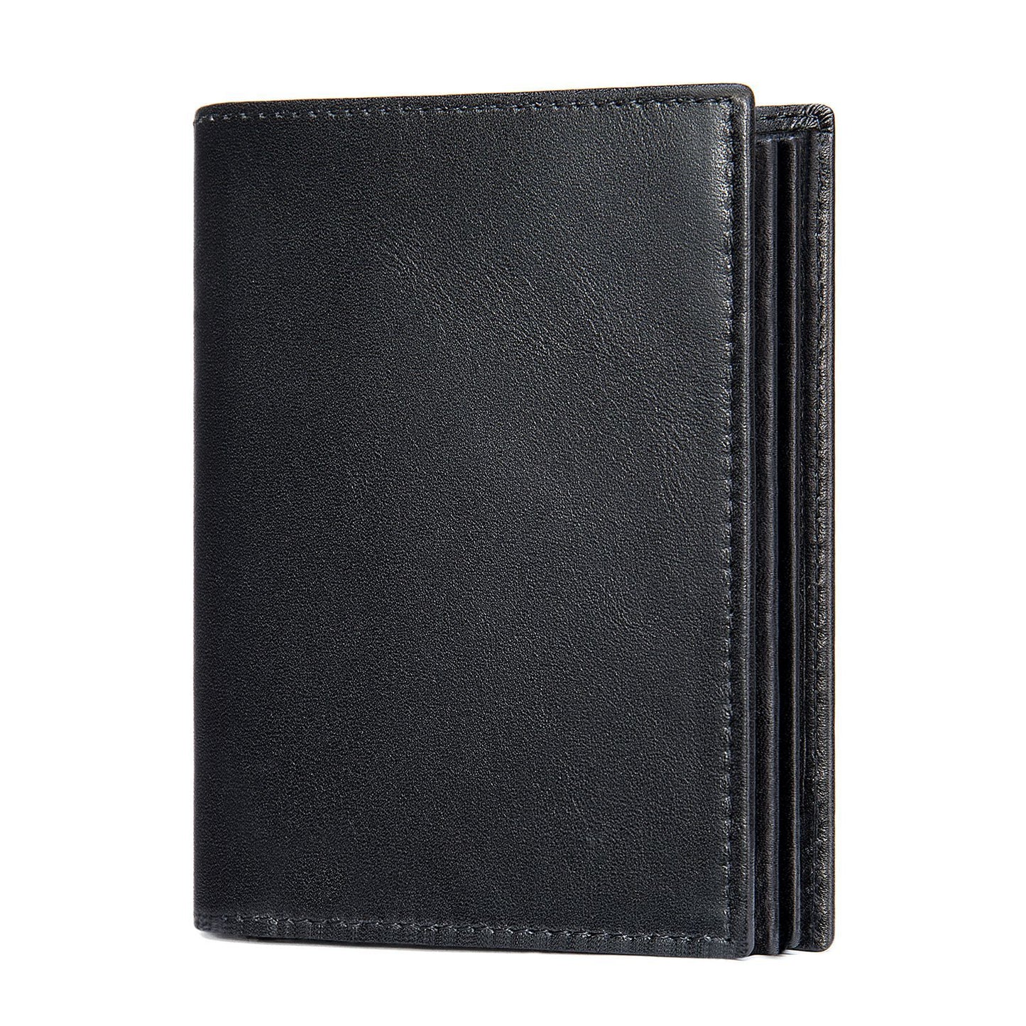 Men's Leather Thick Vertical Antimagnetic Large Capacity Men's Wallets