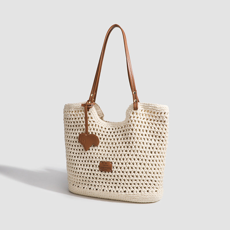 Women's Woven Summer For Seaside Vacation Portable Shoulder Bags