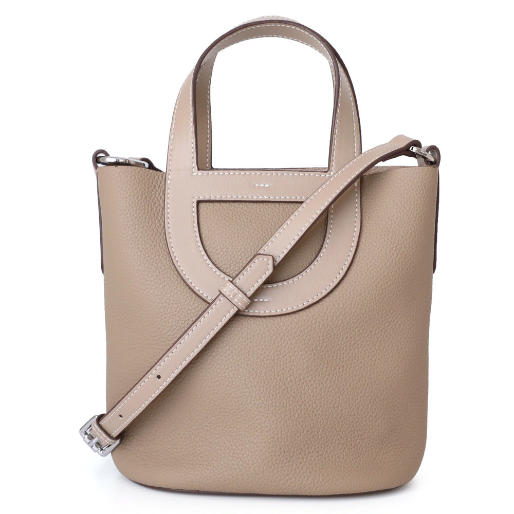 Women's Cowhide Leather Vegetable Basket Super Soft Handbags