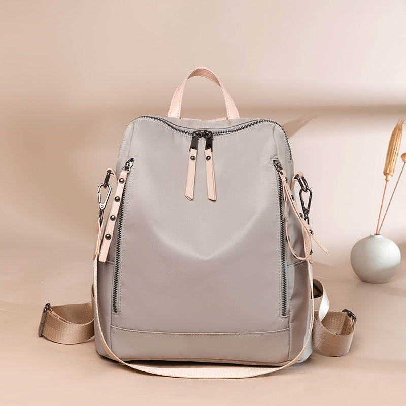 Women's Oxford Cloth Simple Fashion Versatile College Backpacks