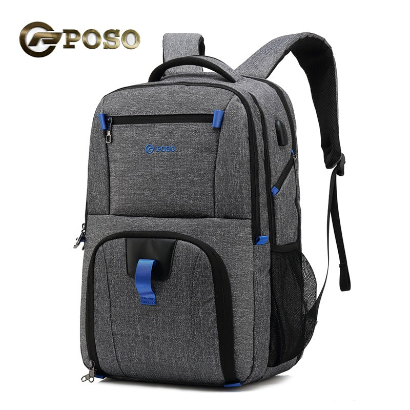 Men's Retro Computer Fashion Large Capacity Nylon Backpacks
