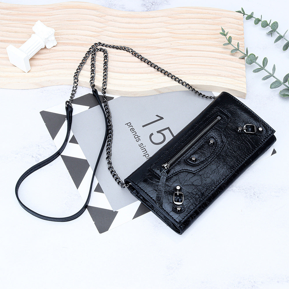Women's Insertion Machine Car Chain Fashion Large Capacity Crossbody Bags