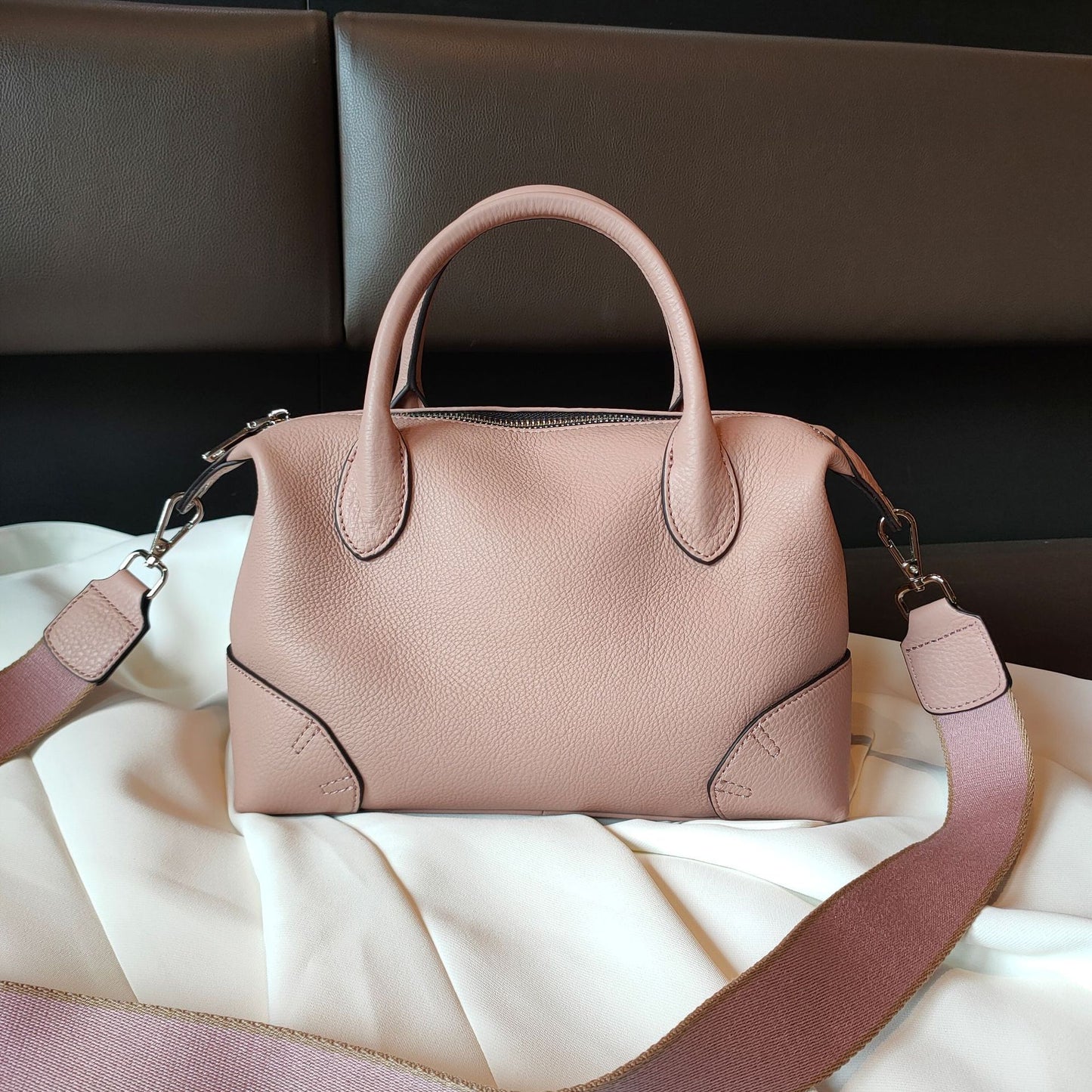 Women's Simple Cowhide Dumpling Retro For High Bags