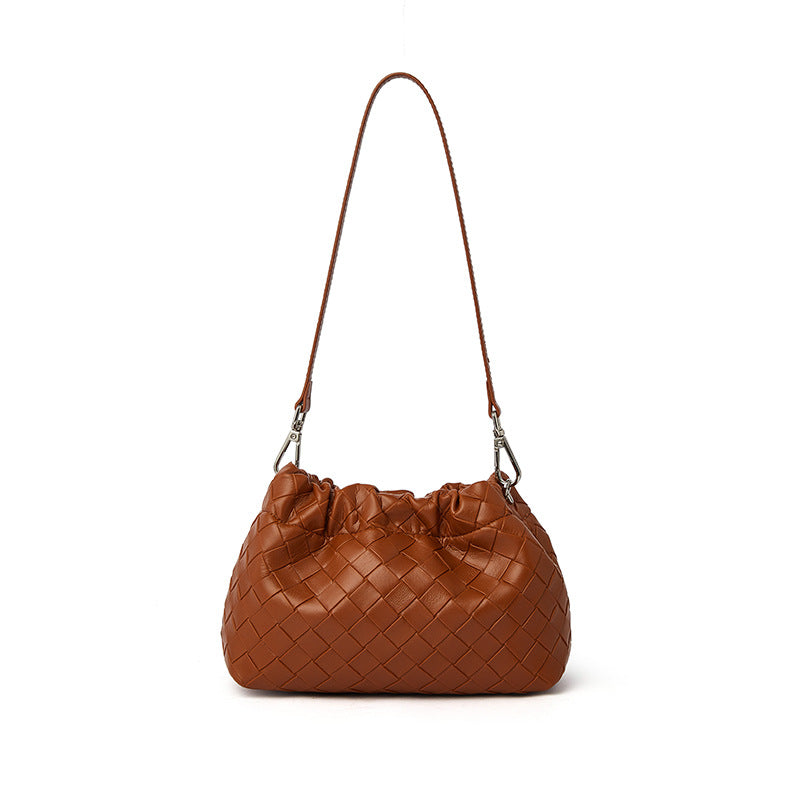 Women's Woven Cloud High-grade Pleated Chain Niche Shoulder Bags