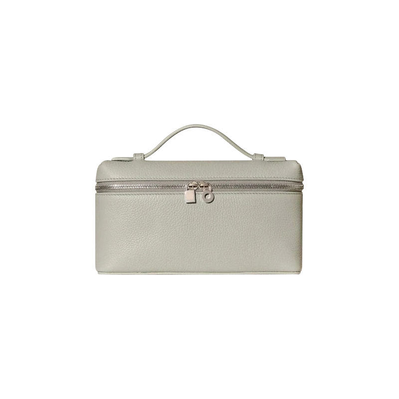 Lunch Box First Layer Leather Female Crossbody Bags