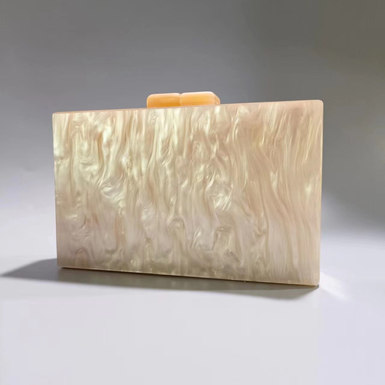 Women's Pearlescent Acrylic Wedding Banquet Clutch Evening Bags
