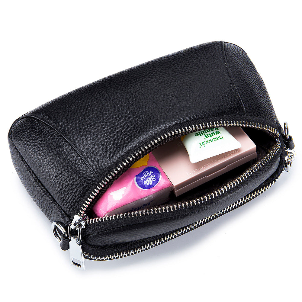 Women's Mini Genuine Leather Mobile Niche Fashion Crossbody Bags