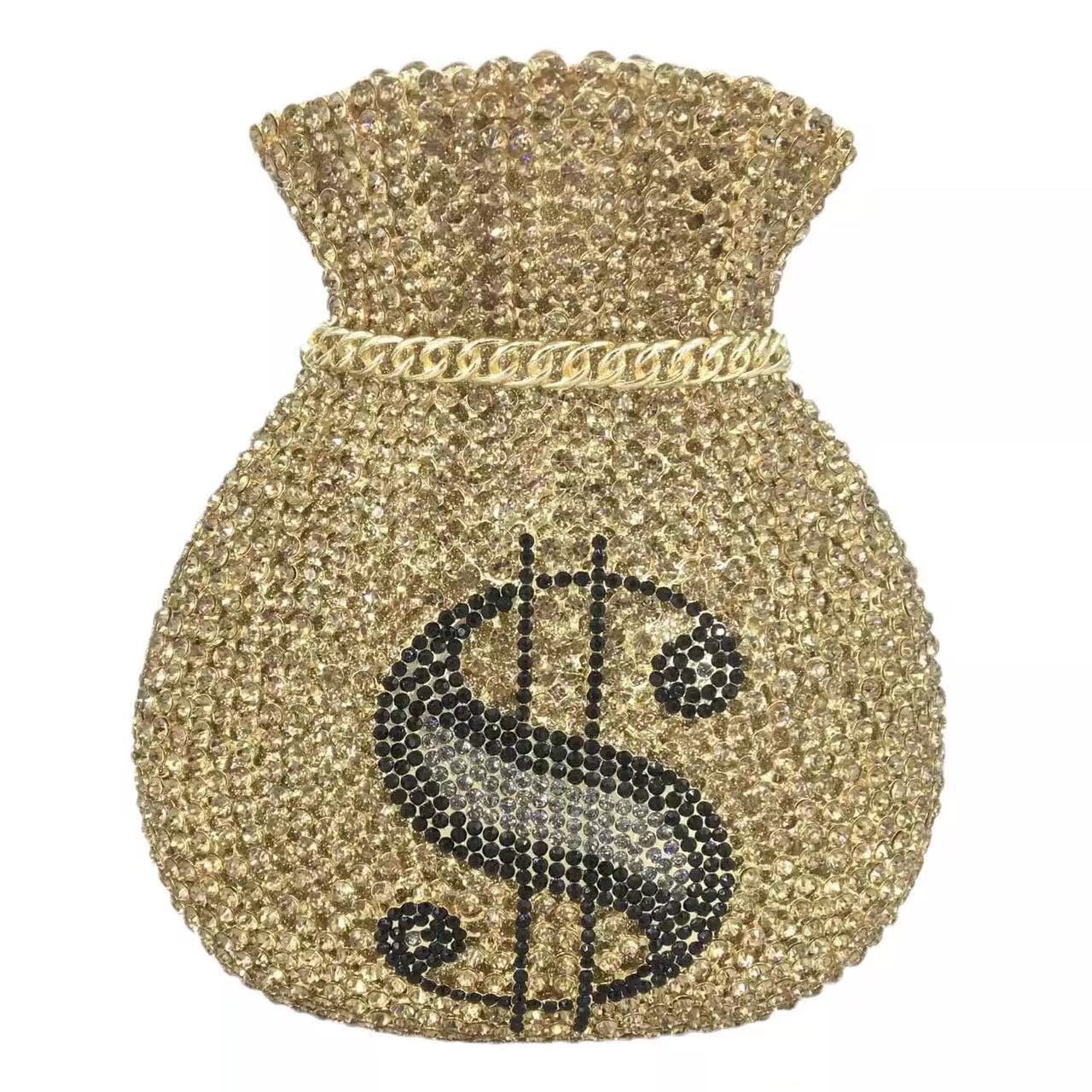 Diamond Banquet Full Steamed Crystal Bun Evening Bags