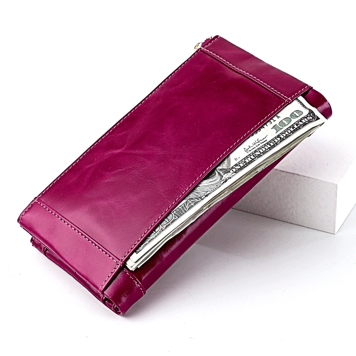 Women's Korean Fashion Mobile Clutch Swiping Long Ladies Wallets