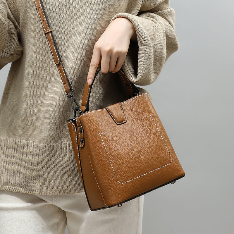 Women's Summer Tide Genuine Leather Fashion Simple Bags