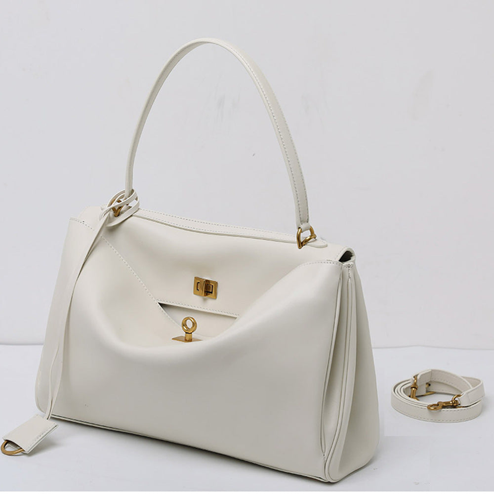 Women's Leather Large Capacity Portable Underarm Lazy Shoulder Bags