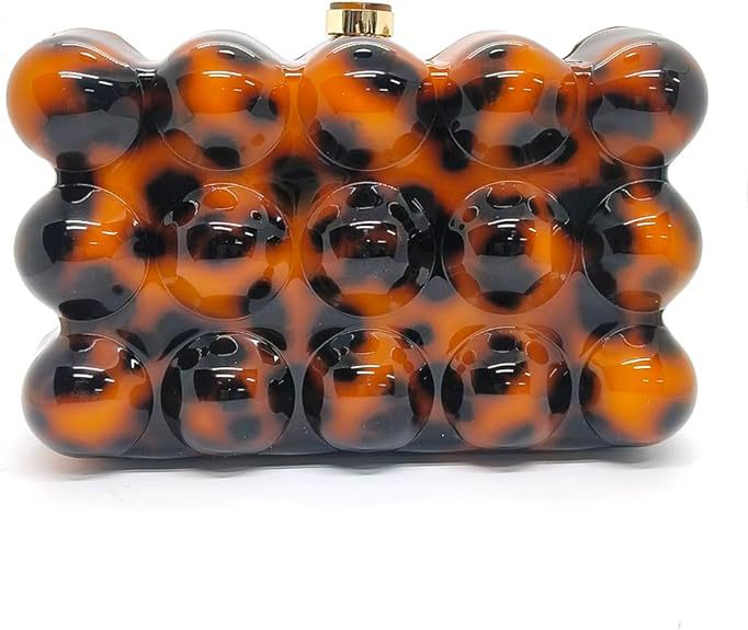 Classy Wave Acrylic Banquet Clutch One Evening Bags
