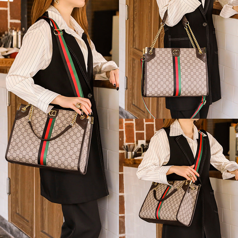 Women's Fashion Retro Large Capacity Portable High-grade Crossbody Bags