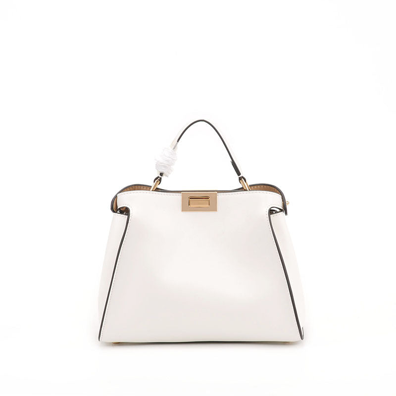 Women's White Collar Fashion With Cat Design Crossbody Bags
