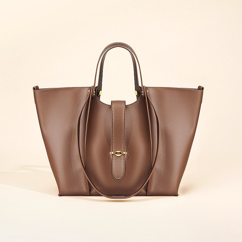 Women's Genuine Leather Large Capacity High-grade Portable Shoulder Bags