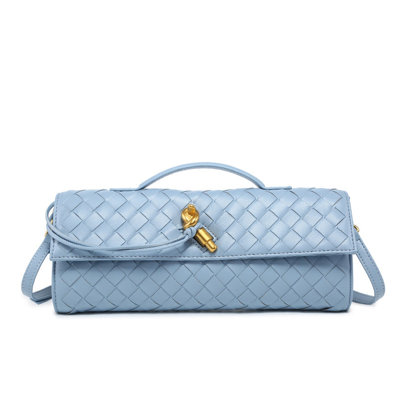 Woven Dinner Clutch Fashion Long Bolt Evening Bags