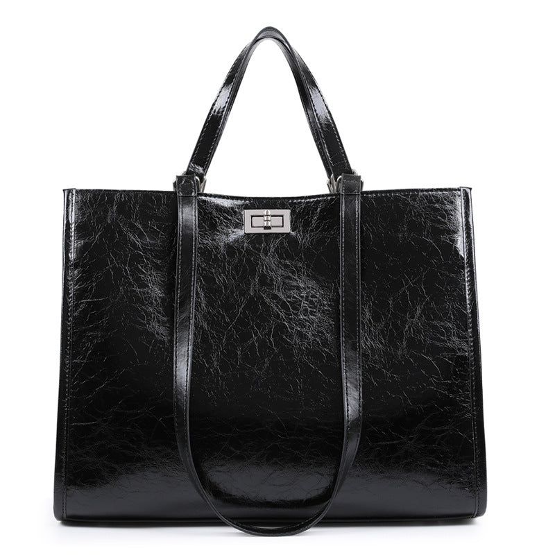 Women's Large Capacity Totes High-grade Crocodile Pattern Handbags