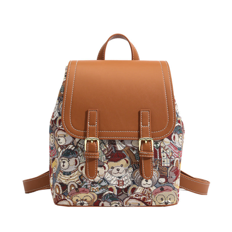 Women's Graceful Popular Source Cartoon Leisure Backpacks