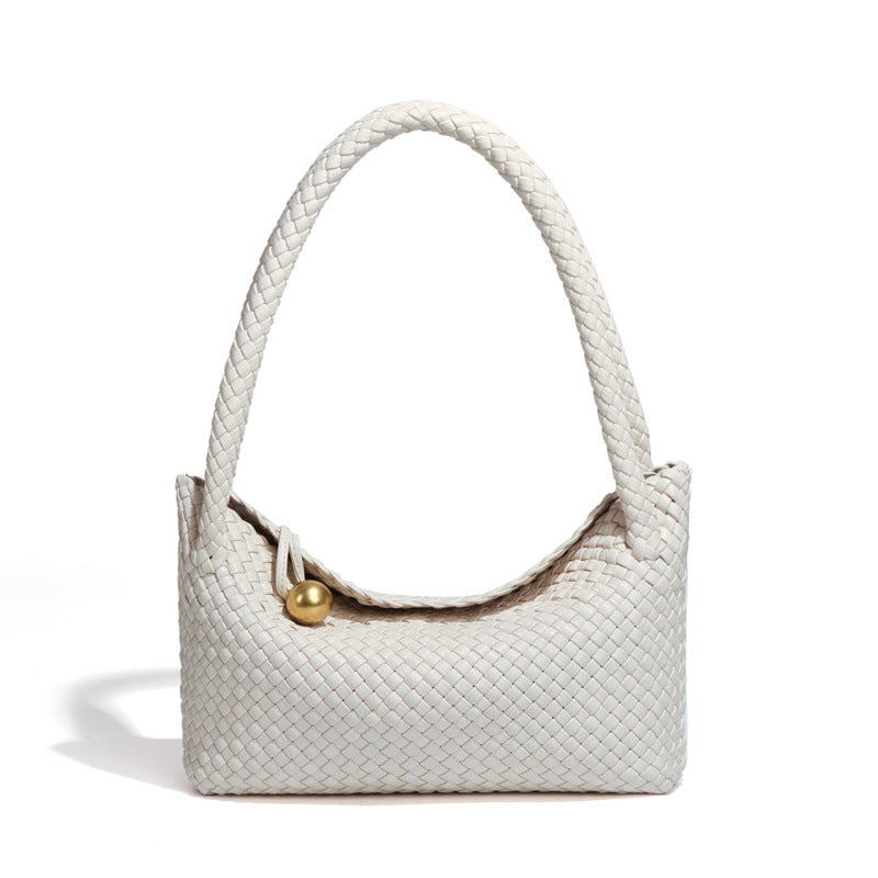 Capacity Commuter High-grade Woven Portable Soft Shoulder Bags