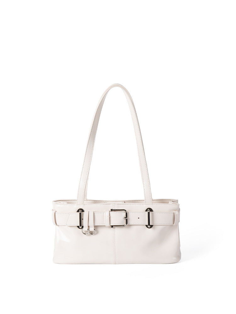 Women's High-grade Versatile Solid Color Magnetic Snap Handbags