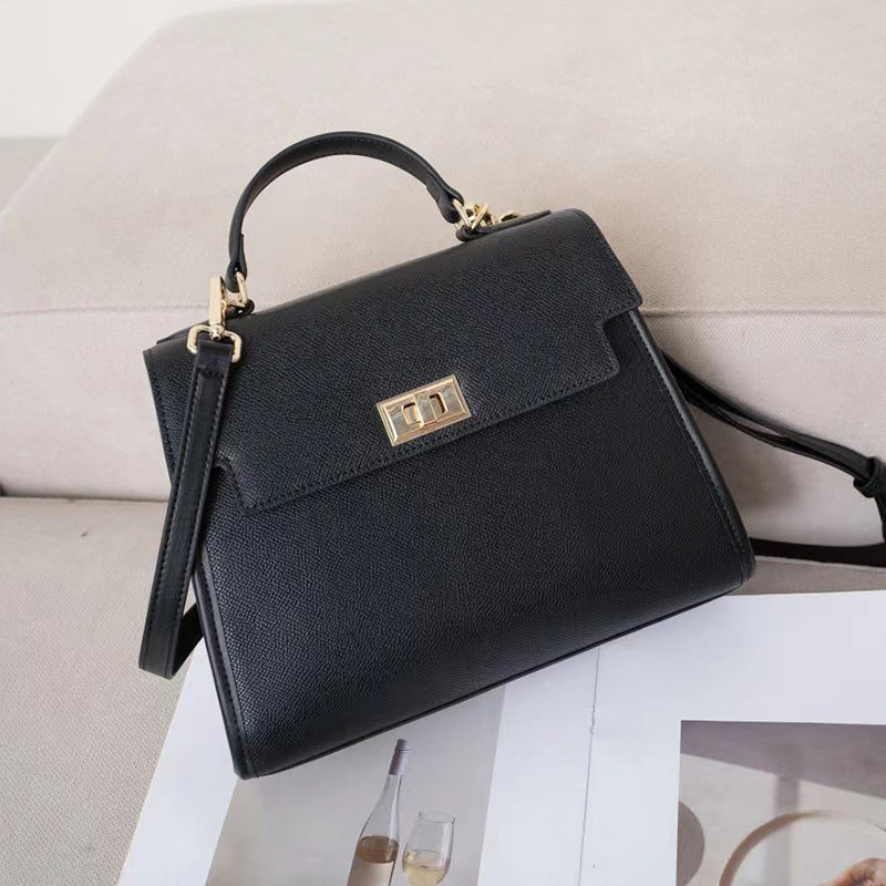 Women's Genuine Leather High-grade Portable Kelly Niche Bags