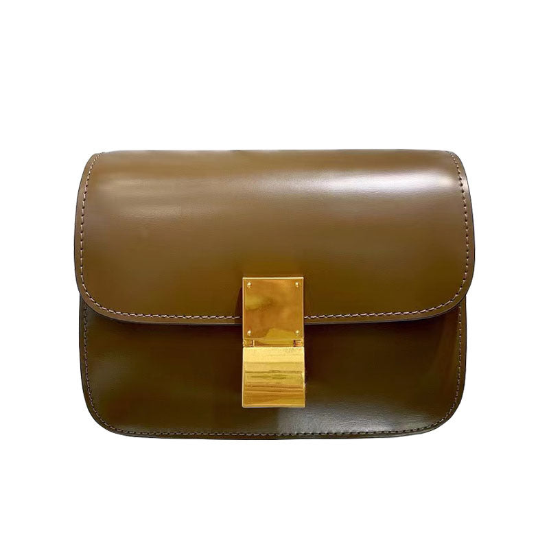 Women's With Gift Box First Layer Cowhide Crossbody Bags