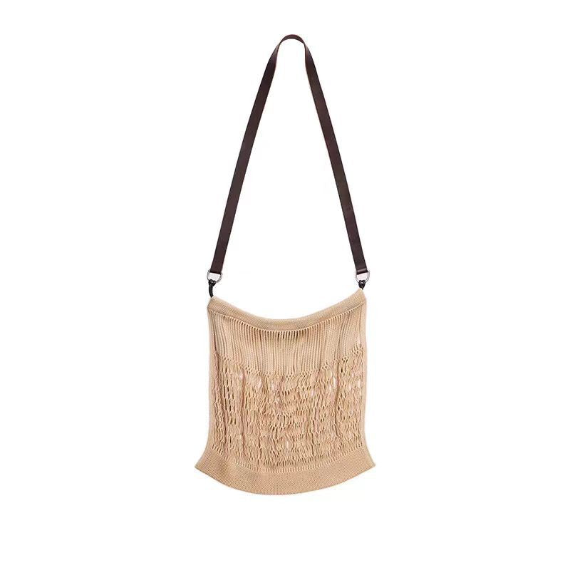 Women's Design Simple Fabric Mesh Shopping Fashion Crossbody Bags