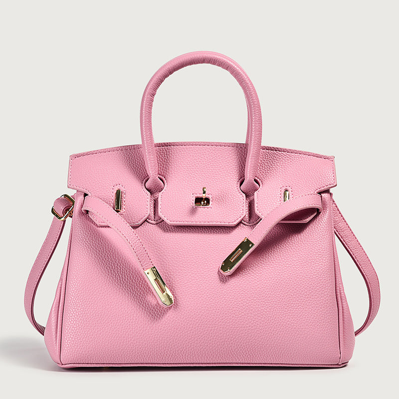 Women's High-grade Portable Platinum Kelly Large Capacity Crossbody Bags