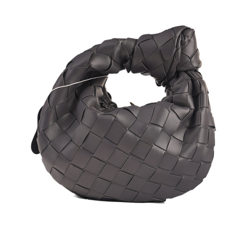 Women's Spring Commuter Portable Cloud Hand-woven Underarm Armpit Bags