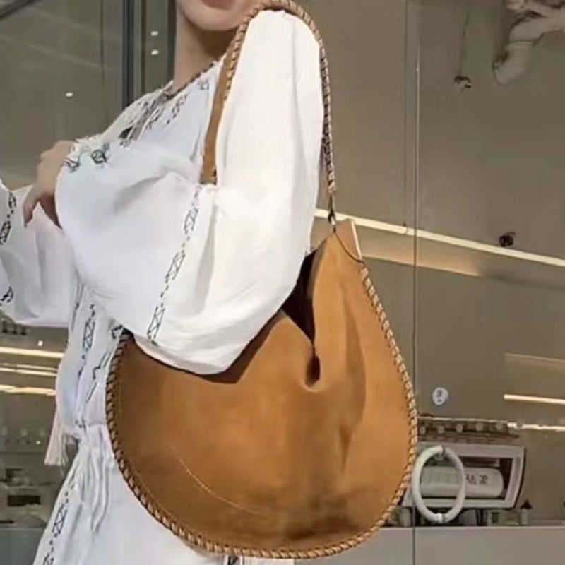 Women's Lazy Style Advanced Simple Frosted One Handbags