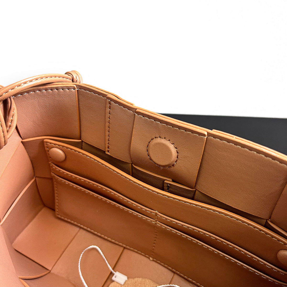 Fashion Soft Plaid Underarm Woven Shape Shoulder Bags