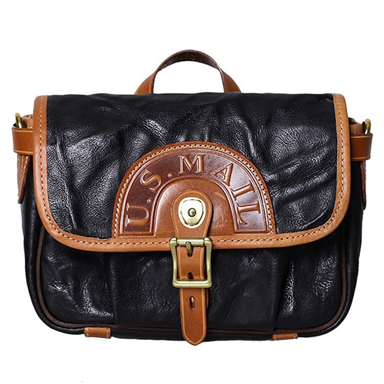 Women's & Men's Vintage Genuine Leather First Layer Cowhide Crossbody Bags