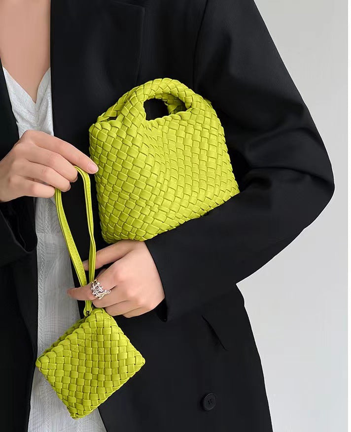 Woven Handmade Mini Portable Vegetable Basket Bags
