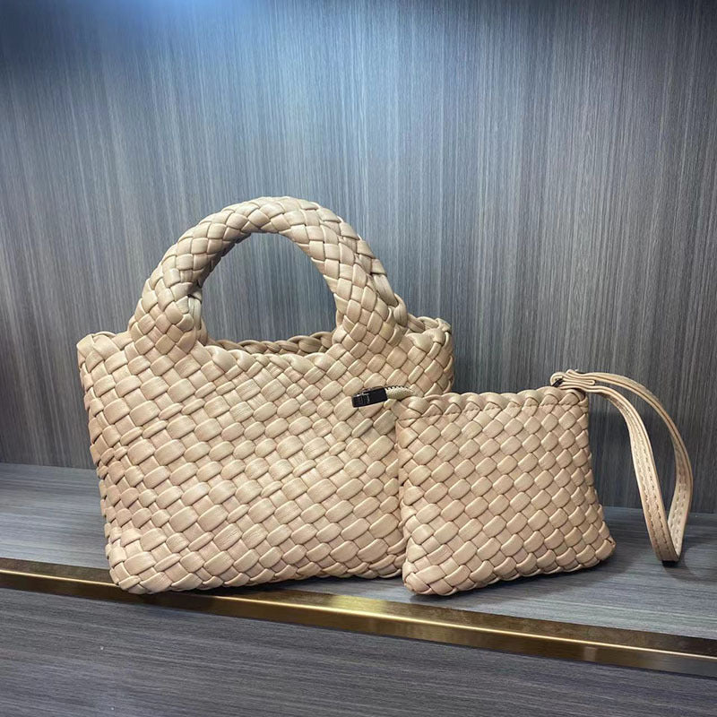 Women's Hand-woven Summer Soft Leather Underarm High-grade Armpit Bags