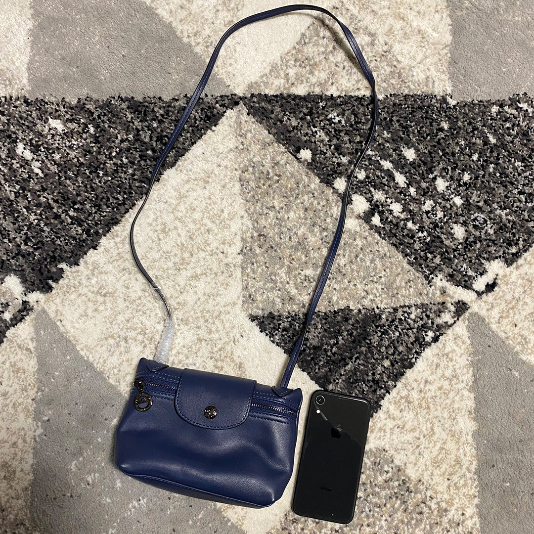 Women's Dragon Inlaid Soft Surface Lunch Box Single Crossbody Bags