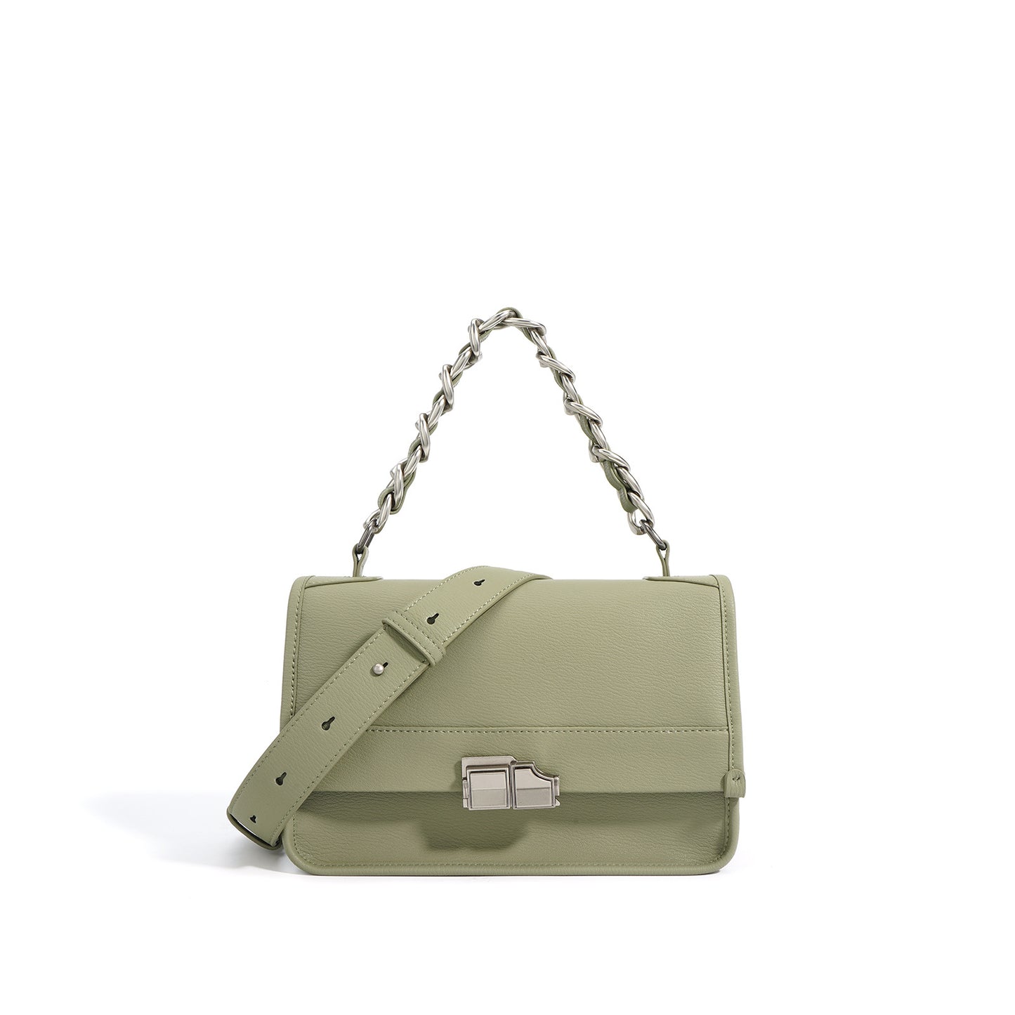 Genuine Leather Early Spring Commuter Design Crossbody Bags