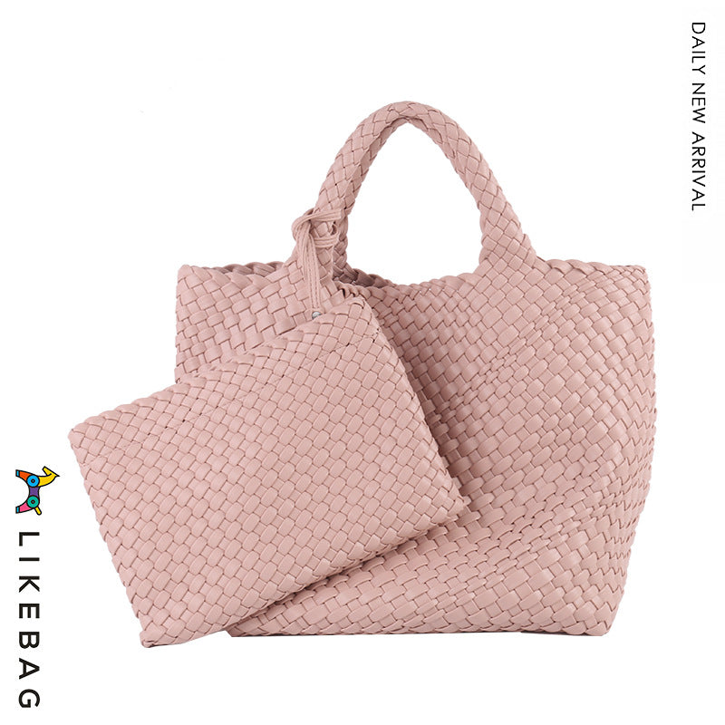 Business Commute Woven Large Capacity Trendy Handbags