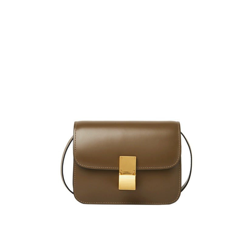 Women's Attractive Genuine Leather Fashionable Simple Shoulder Bags