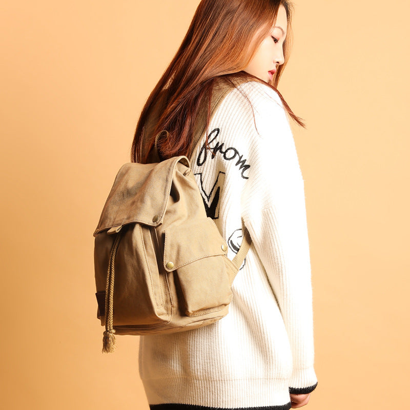 Women's Summer College Korean Style Artistic Computer Backpacks