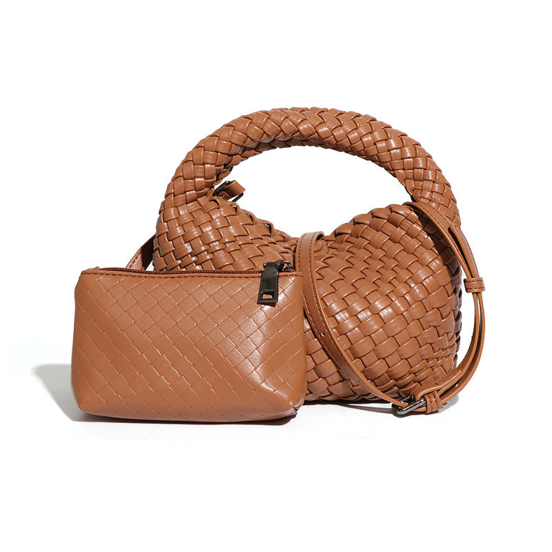 Women's Design High-grade Vegetable Basket Woven Springtide Crossbody Bags