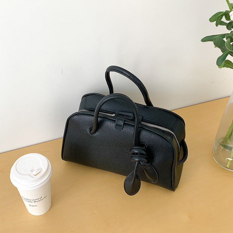 Large Capacity Versatile Boston Simple Style Handbags