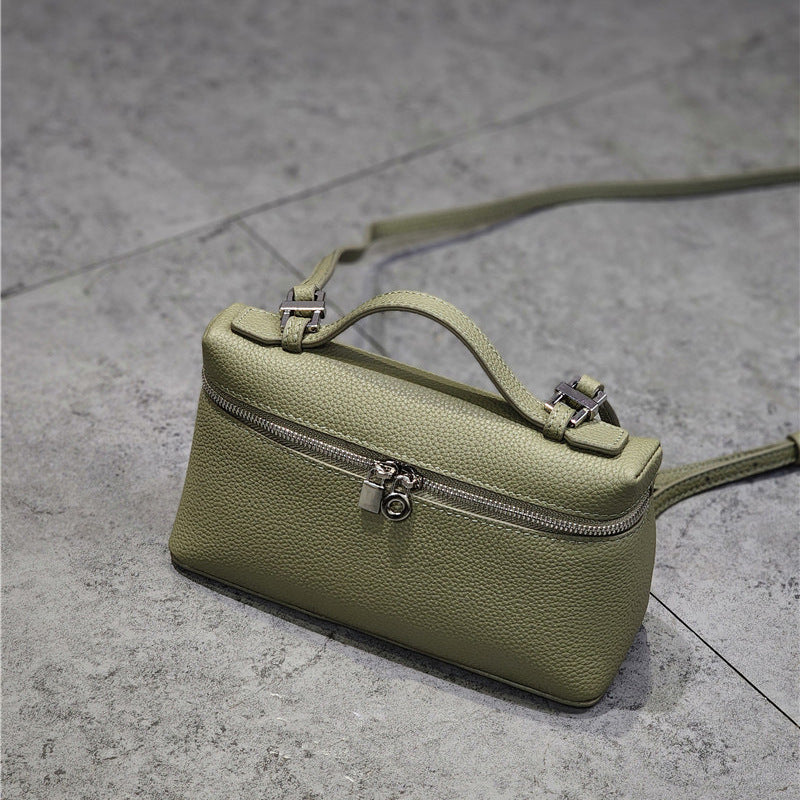 Box First Layer Cowhide Simple Fashion Handbags