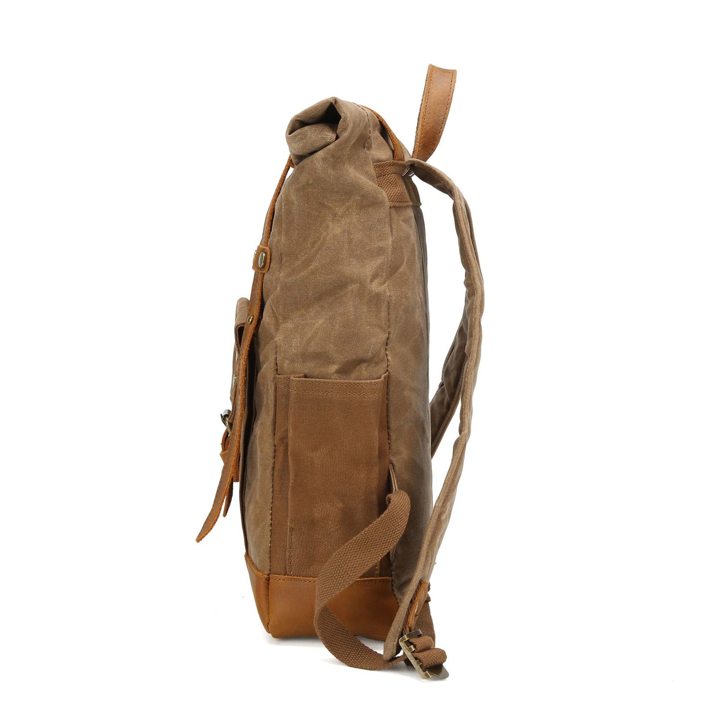 Pepper Salt Vintage Waxed Canvas With Backpacks