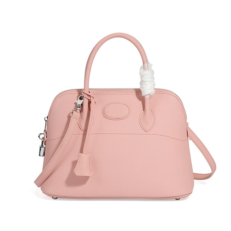 Women's Shell Leather First Layer Hand Carrying Shoulder Bags