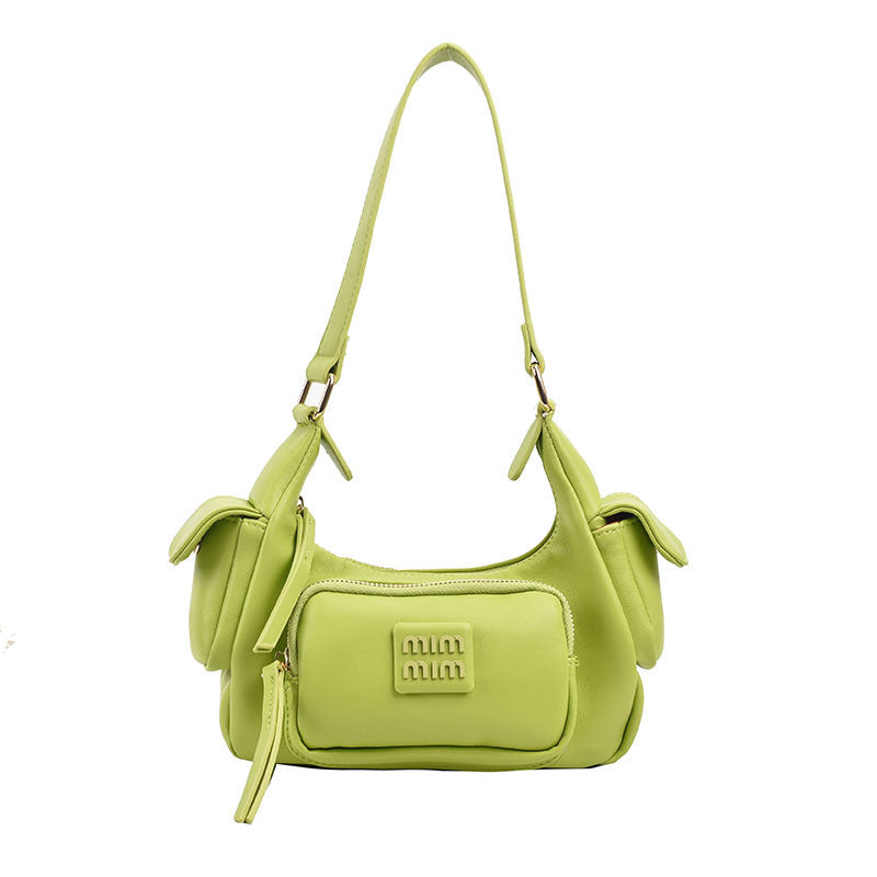 Women's High-grade Large Capacity Motorcycle Underarm Simple Shoulder Bags