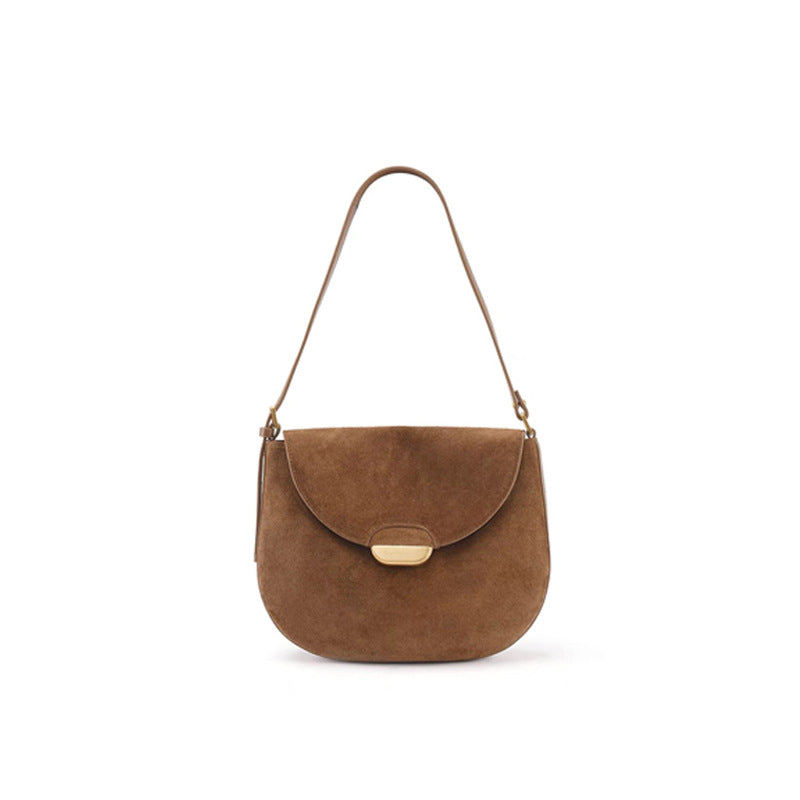 Women's Underarm Large Capacity Genuine Leather Niche Armpit Bags