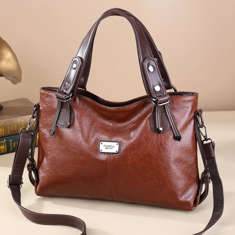Women's Simple Large Capacity Retro Commuter Fashion Crossbody Bags