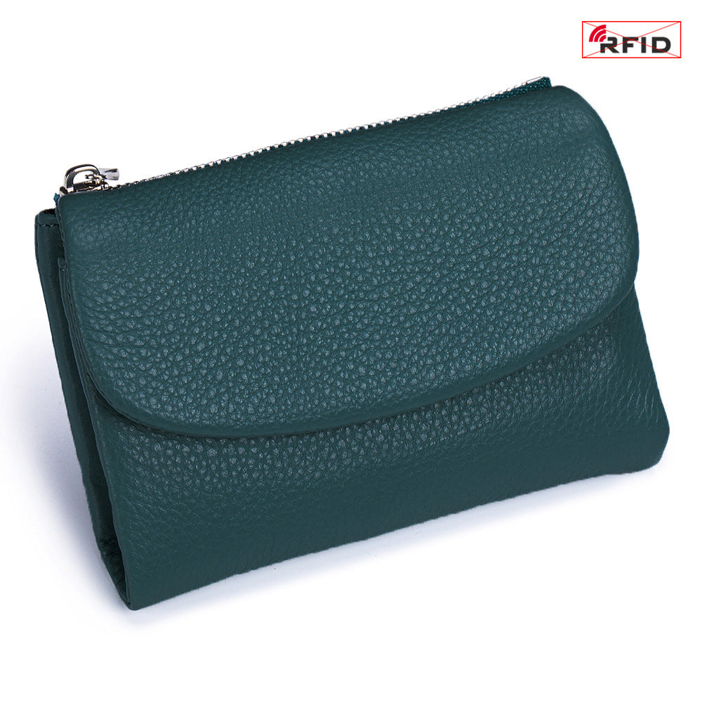 Women's Fashion Short Soft Textured Large Capacity Ladies Wallets